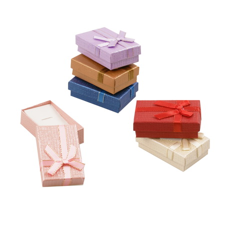 Jewelry Gift Box for Necklaces, Bracelets, Earrings - 50x80 mm ASSORTED Colors