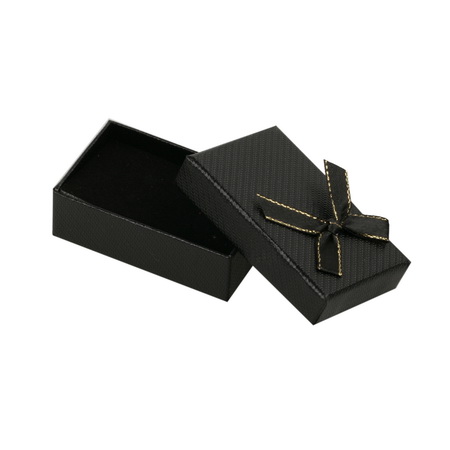 Stylish Jewelry Gift Box, 50x80 mm, Black