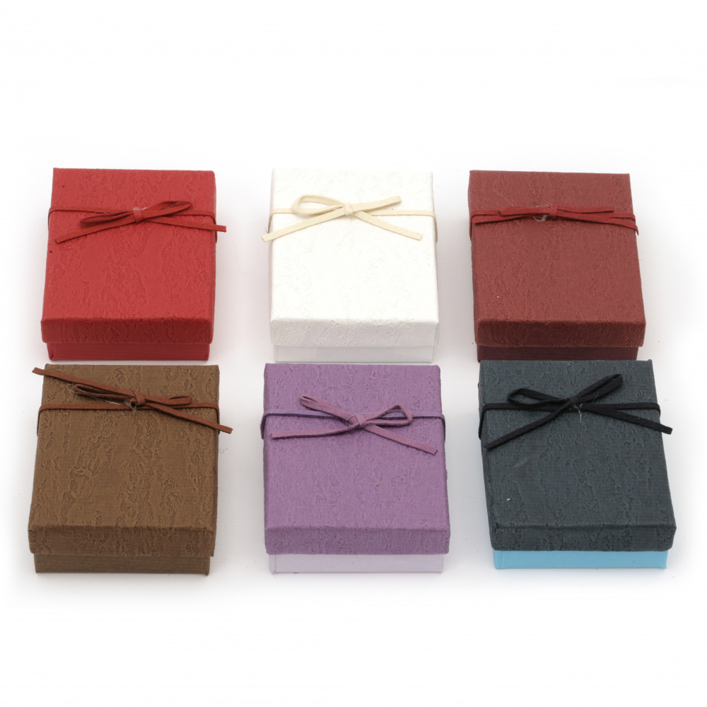 ASSORTED Colors Jewelry Gift Box for any Occasion, 70x90 mm 
