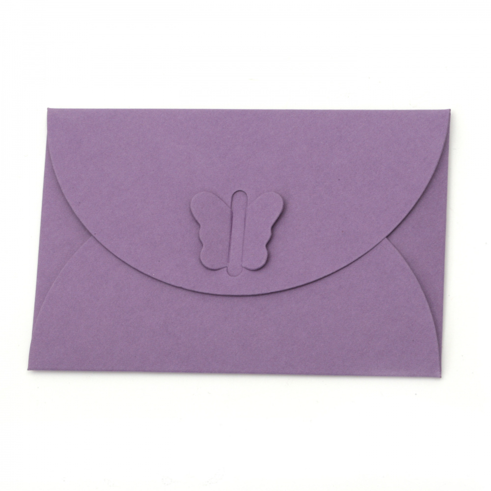 Butterfly envelope with butterfly 105x70 mm mix colors