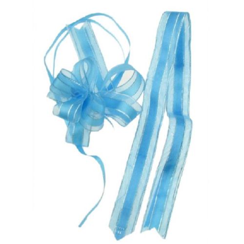 Organza and satin ribbon for decoration 95 x 22 x 1 mm