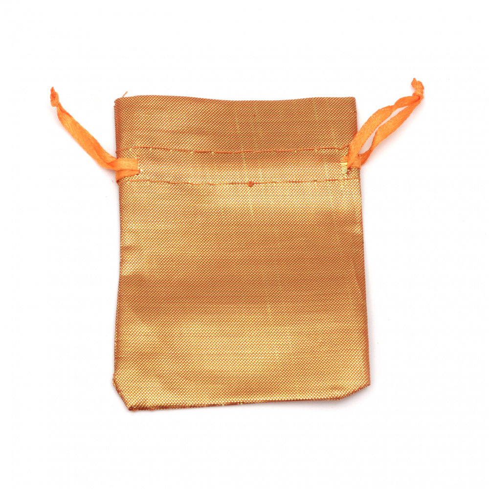 Jewelry bag 6.5x9 cm orange