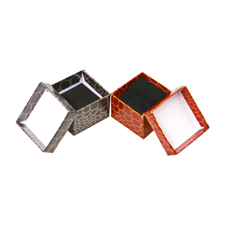 Jewelry Gift Box 50x50 mm imitation leather  