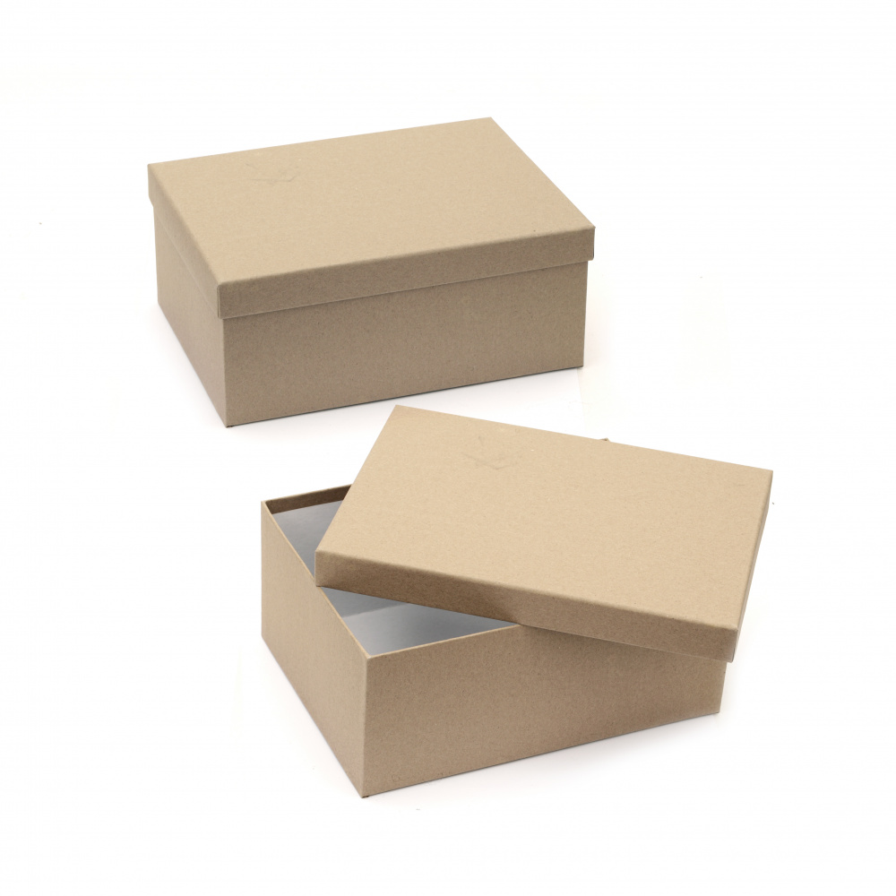 Кутия крафт картон 29x21x12.5 см