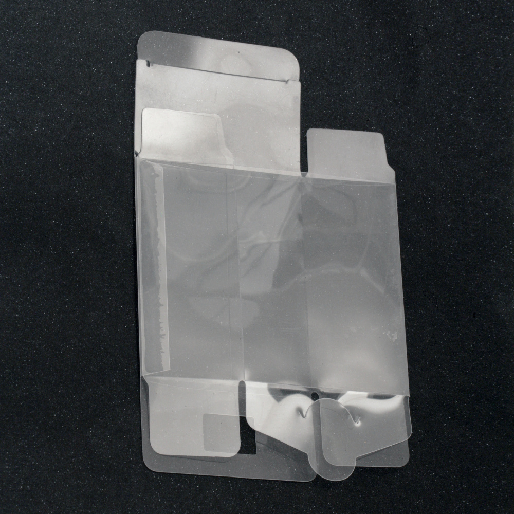 Κουτί δώρου, PVC 90x70x40 mm μαλακό διαφανές