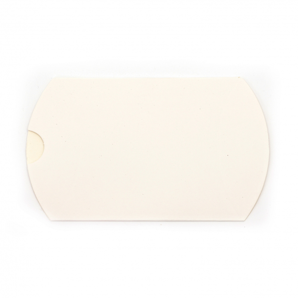 Folding Gift Box made by Kraft Cardboard, 7.7x13x3.5 cm, White