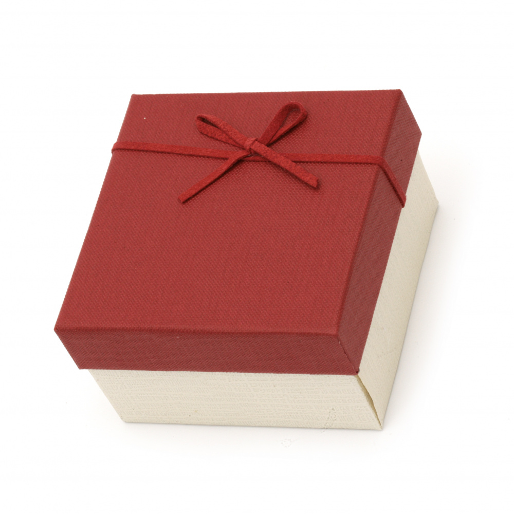 Cardboard Gift Box for Watch Packaging, 90x90x55 mm, ASSORTED