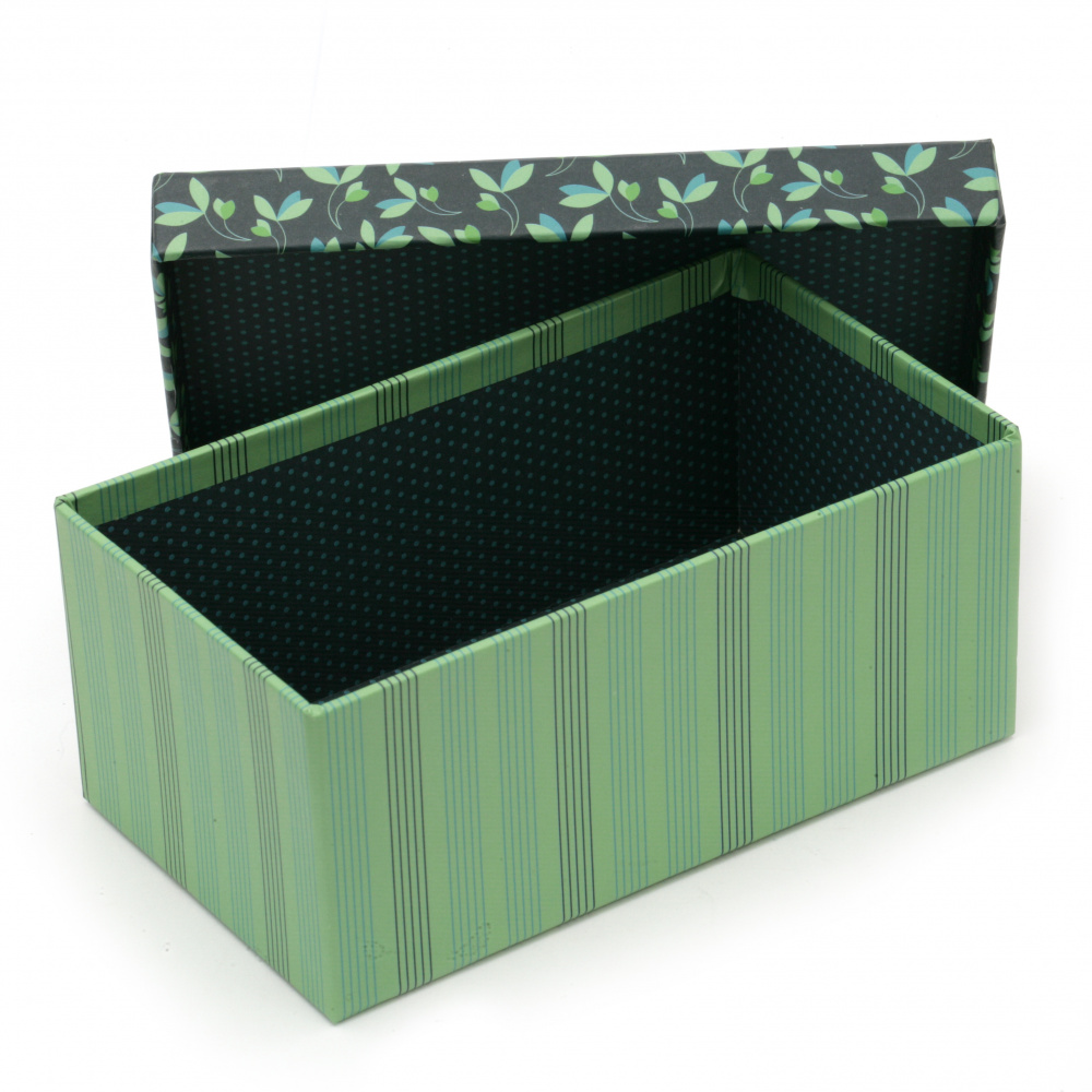 Rectangular Patterned Cardboard Gift Box FOLIA,14.5x8.5x6 cm