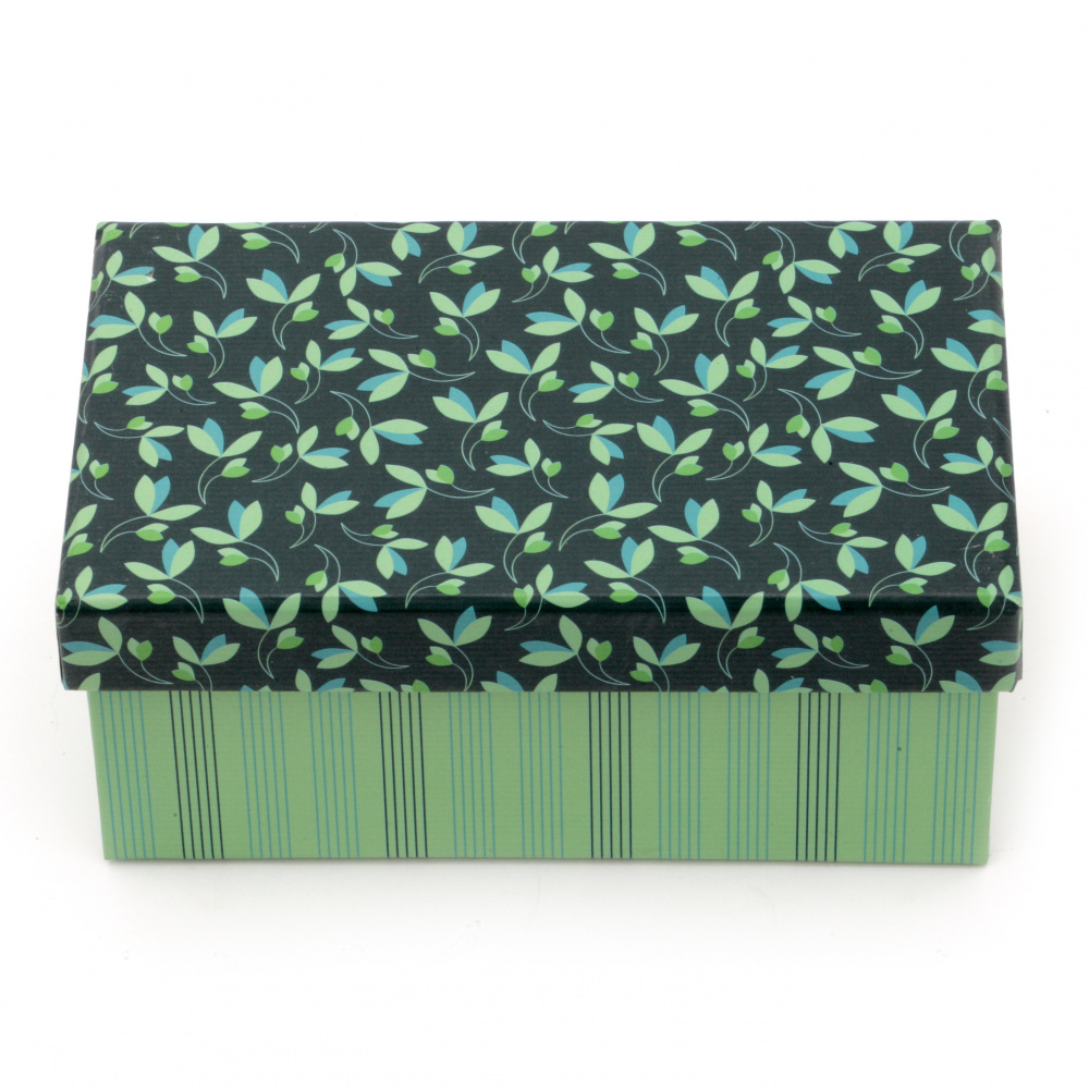 Rectangular Patterned Cardboard Gift Box FOLIA,14.5x8.5x6 cm