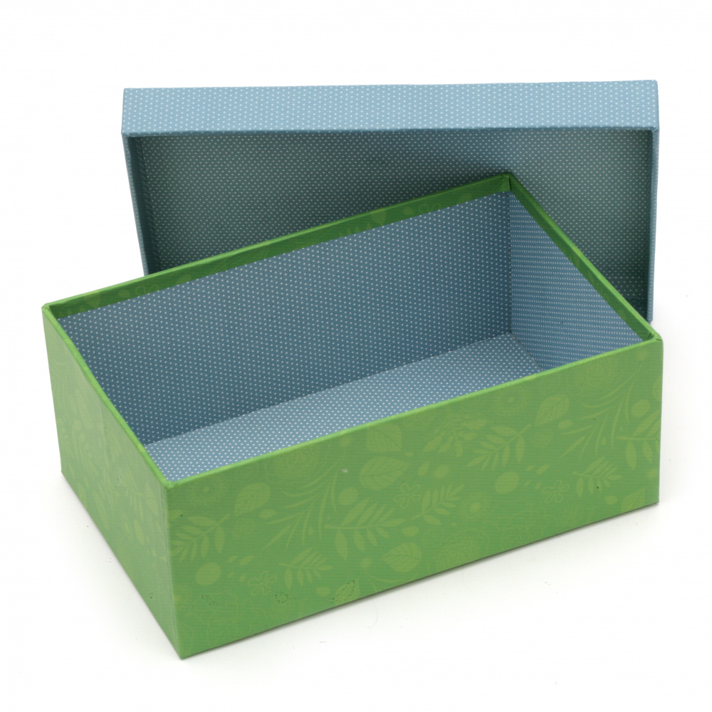 Rectangular Cardboard Gift Box FOLIA / Owls, 16.5x10.5x6.5 cm