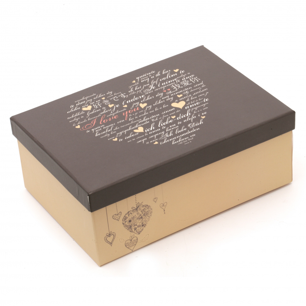 FOLIA кутия за подарък правоъгълна 20.5x14.5x7.5 см