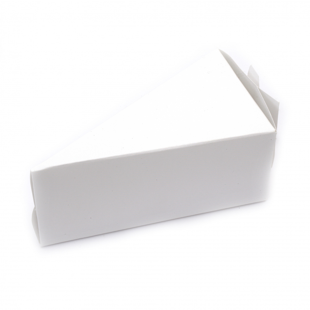 Blank Cardboard Piece of Cake, 12x6.5x6 cm, White - 1 piece