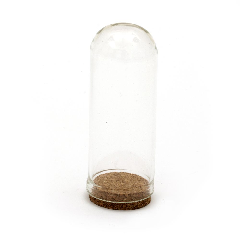Glass Jar with Cork Stopper,  71.5x28 mm