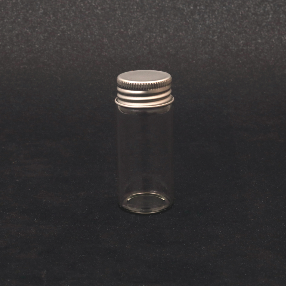Borcan sticla 30x70 mm capac metalic 30 ml