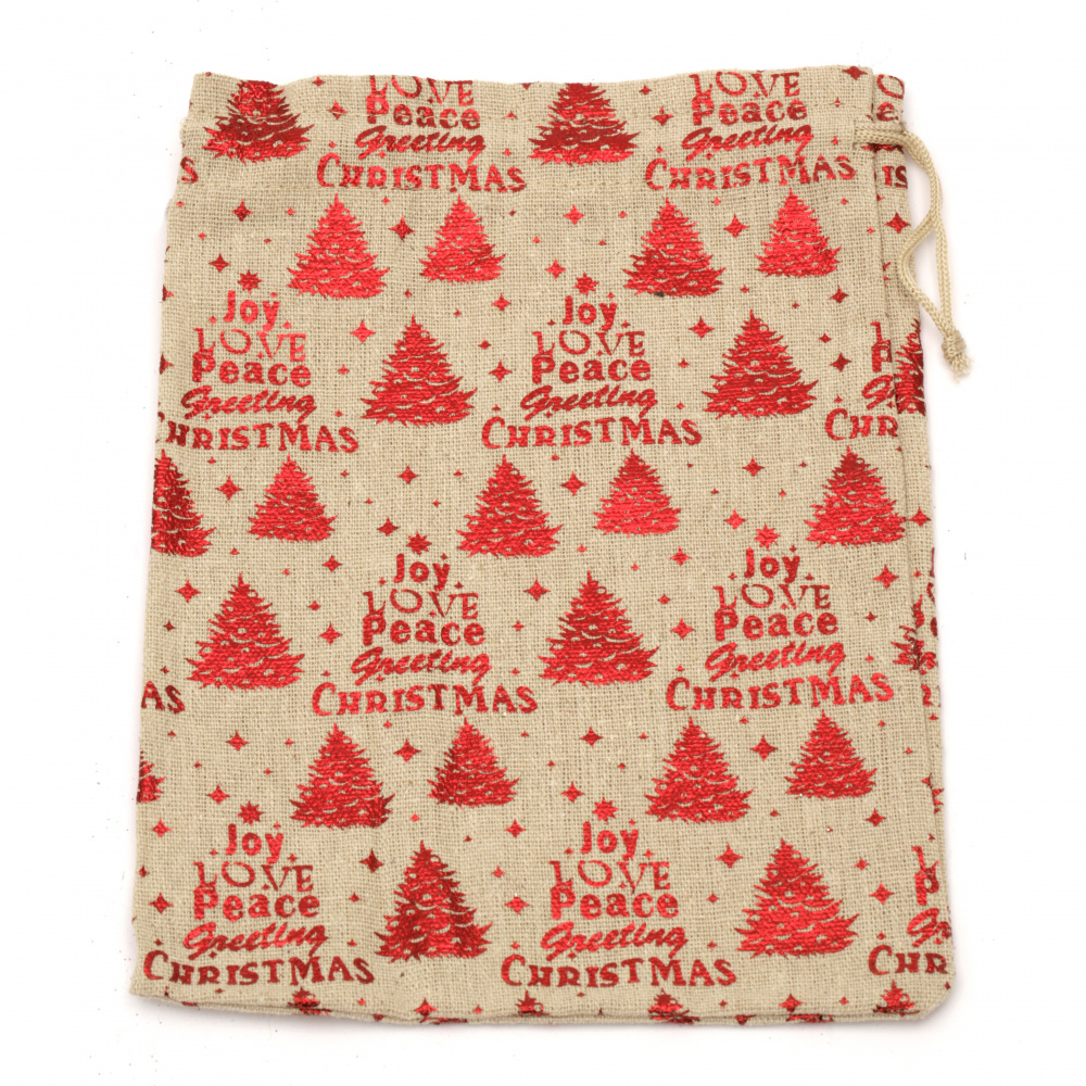  CHRISTMAS  Sack bag 17x23 cm printedASSORTE