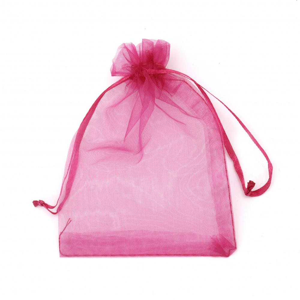 Organza Bag for Jewelry Packaging / 10x15 cm / Cyclamen