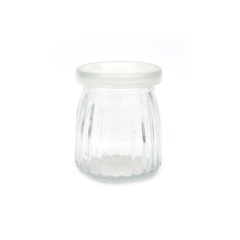 Glass Jar 62x77 mm with Plastic Cap 150 ml