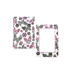 Envelope with Butterflies and Flowers Motifs 11x7.5 cm -10 pieces