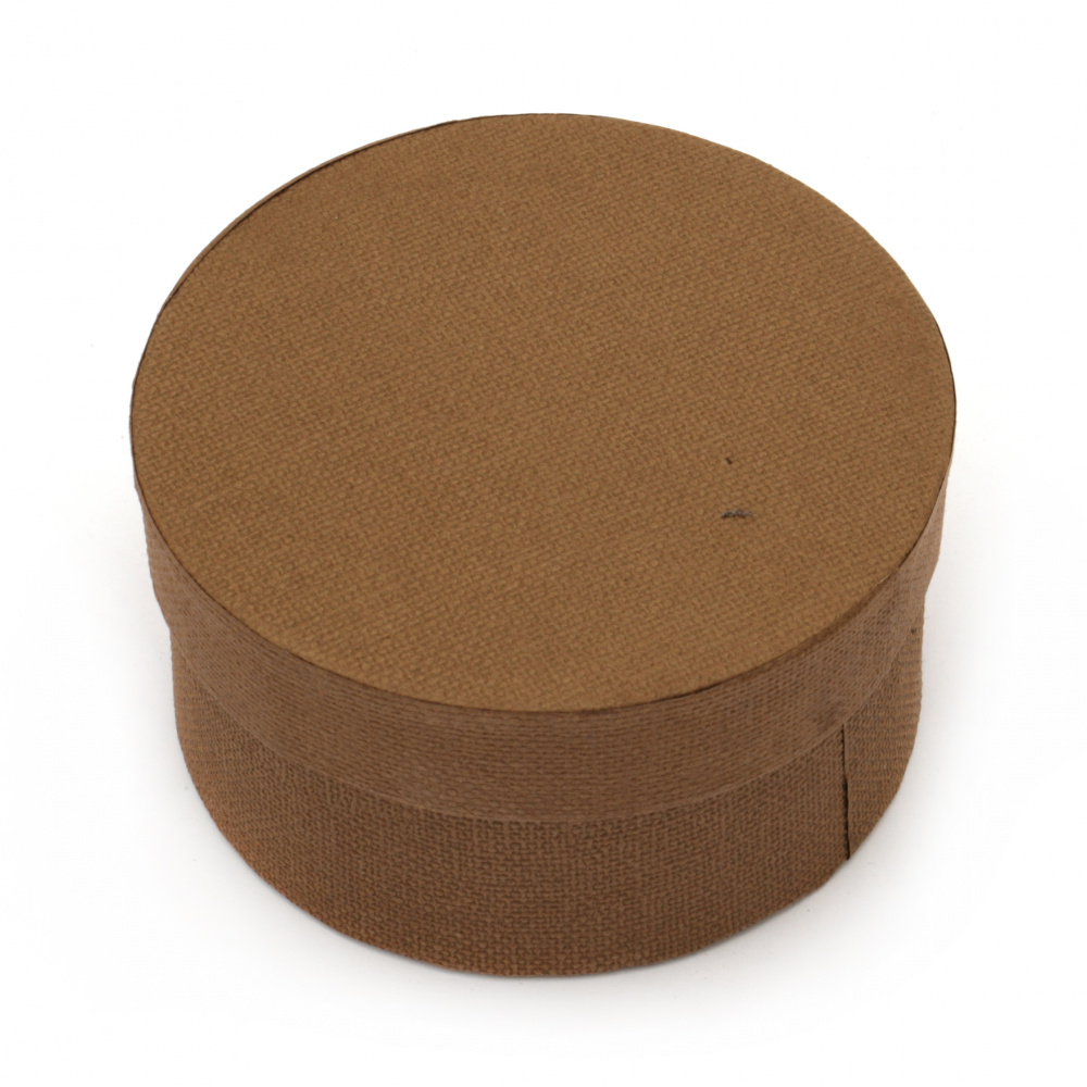 Кутия за бижута кръг 10x5.3 см АСОРТЕ