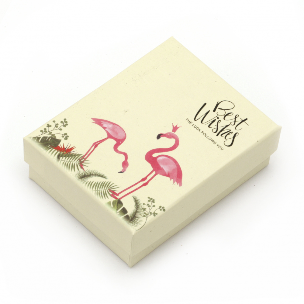 Ορθογώνιο κουτί δώρου 70x90 mm ΜΙΞ Flamingo