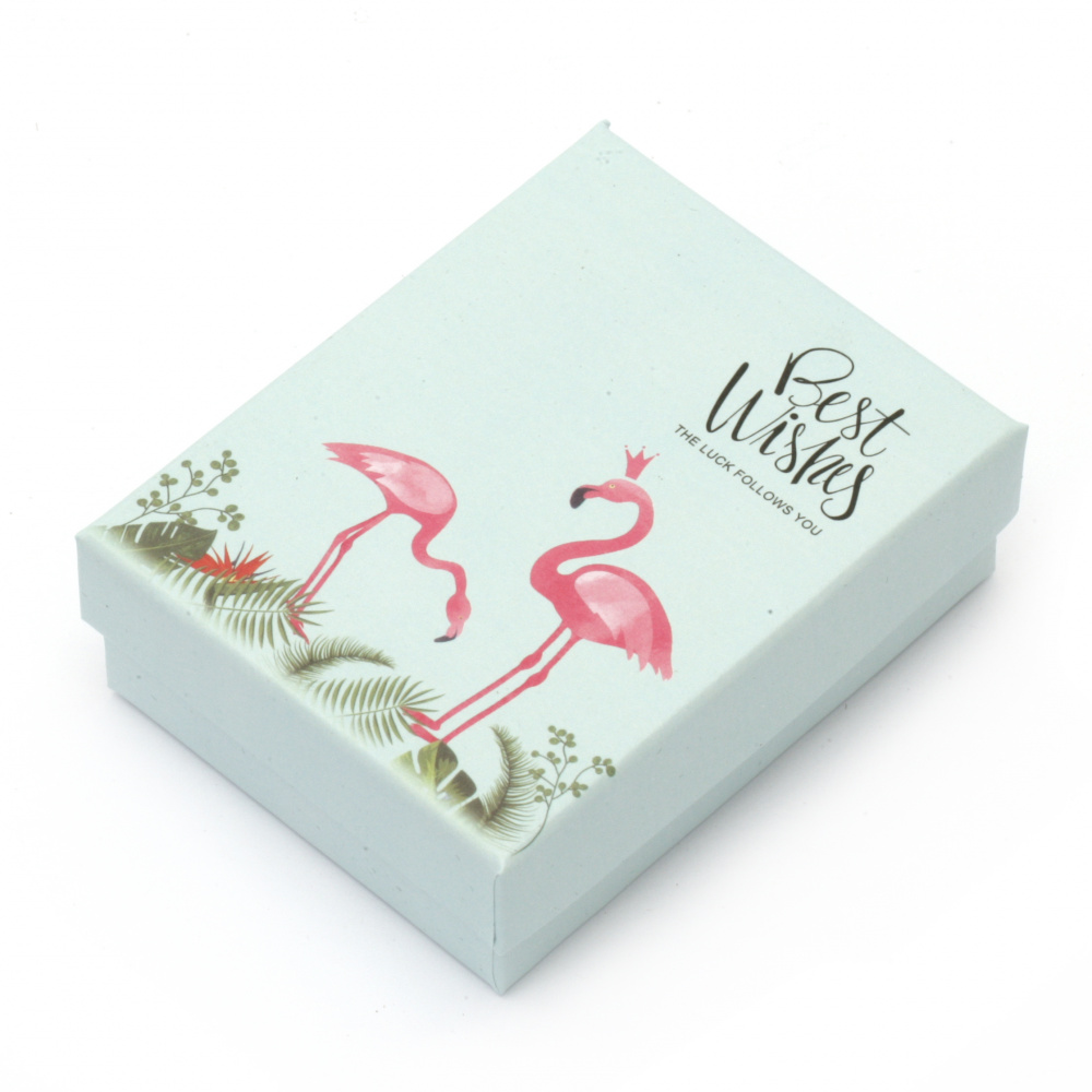 Jewelry box 70x90 mm ASSORTED Flamingo