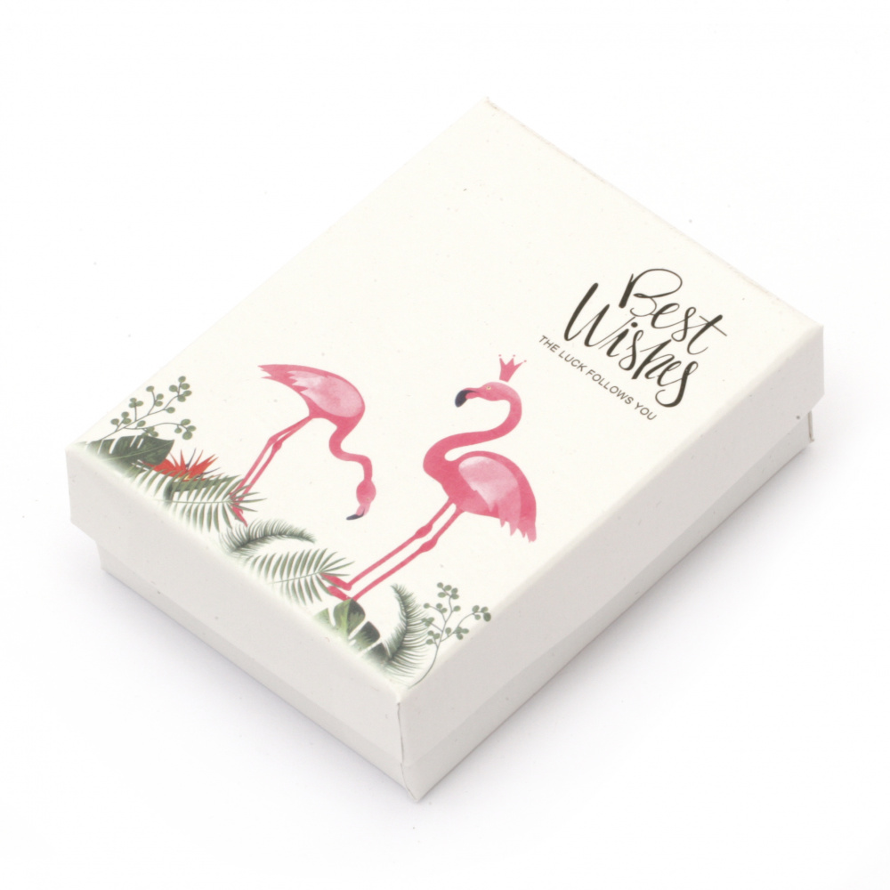 Ορθογώνιο κουτί δώρου 70x90 mm ΜΙΞ Flamingo