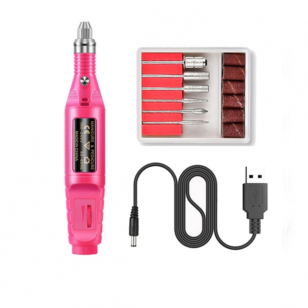 Manicure Set - Electric Nail File /   UV/LED Lamp 54W / Accessories for Decoration / Tools - 39 parts