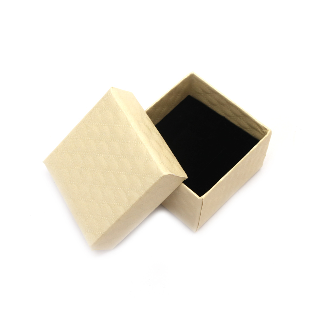 Jewelry Gift Box / 5x5 cm / Ecru ecru