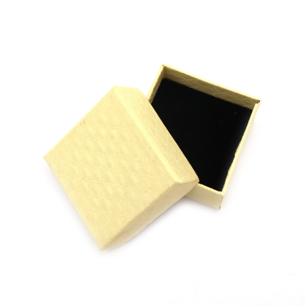 Jewelry Gift Box / 5x5 cm / Pale Yellow