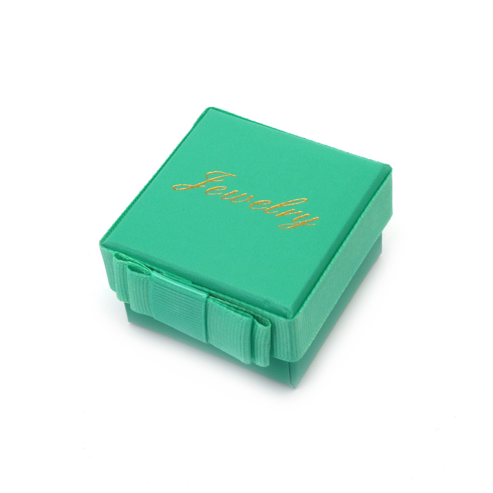 Jewelry Gift Box / 5x5 cm / Green