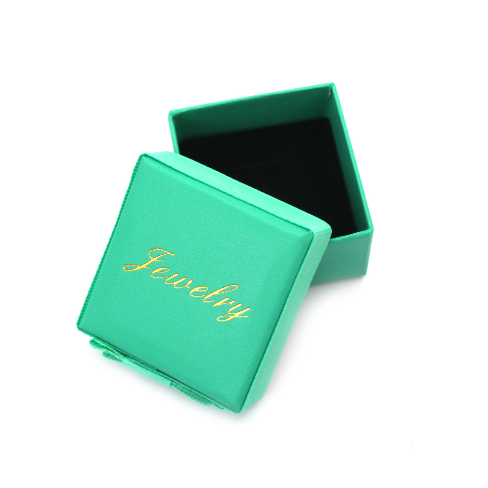 Jewelry Gift Box / 5x5 cm / Green
