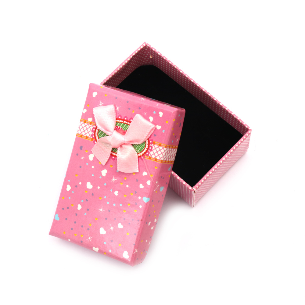 Colorful Jewelry Gift Box with Ribbon / 5x8 cm / ASSORTED