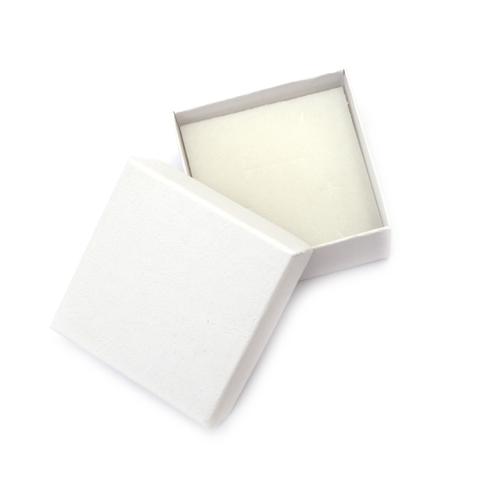 Jewelry Gift Box / 7.5x7.5 cm / White