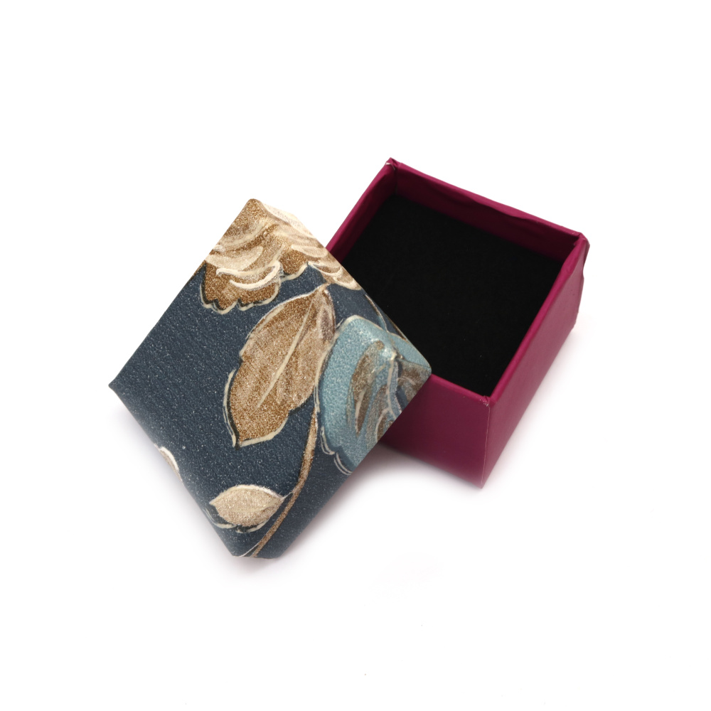 Jewelry Gift Box, Flowers / 5x5 cm ASSORTED