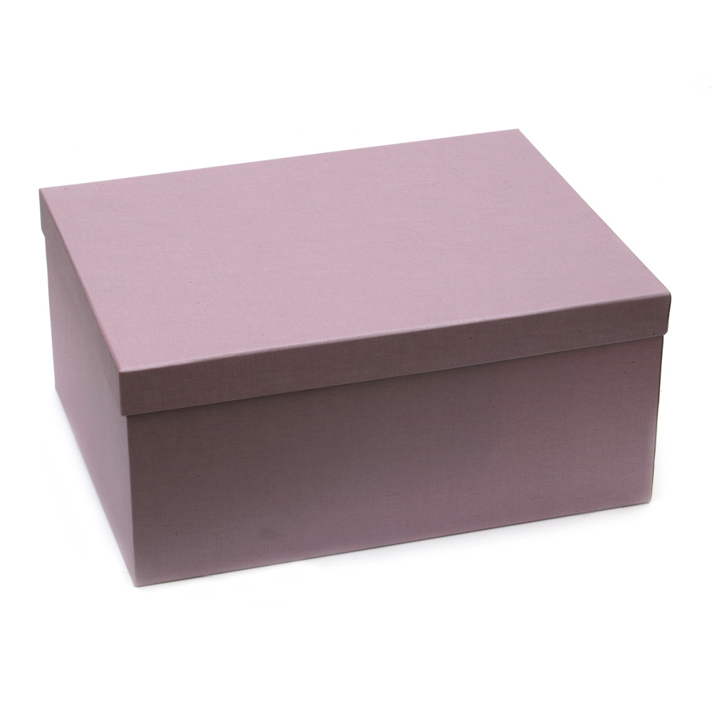 Кутия за подарък 22.5x16x9.5 см цвят лилав