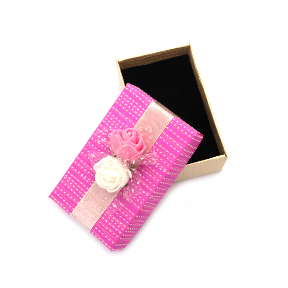 Jewelry Gift Box with Decoration /  5x8 cm / ASSORTED 