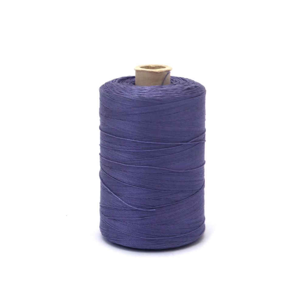 Mercerized Thread 100% Cotton,  20 Tex x 2, Purple Color - 1000 meters