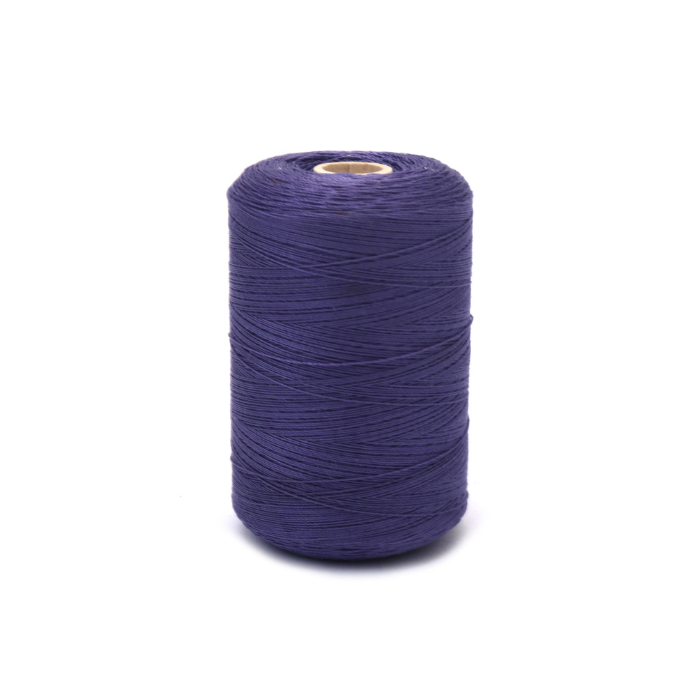 Ață mercerizată 100% bumbac 20 buc x 2 culoare violet închis - 1000 metri