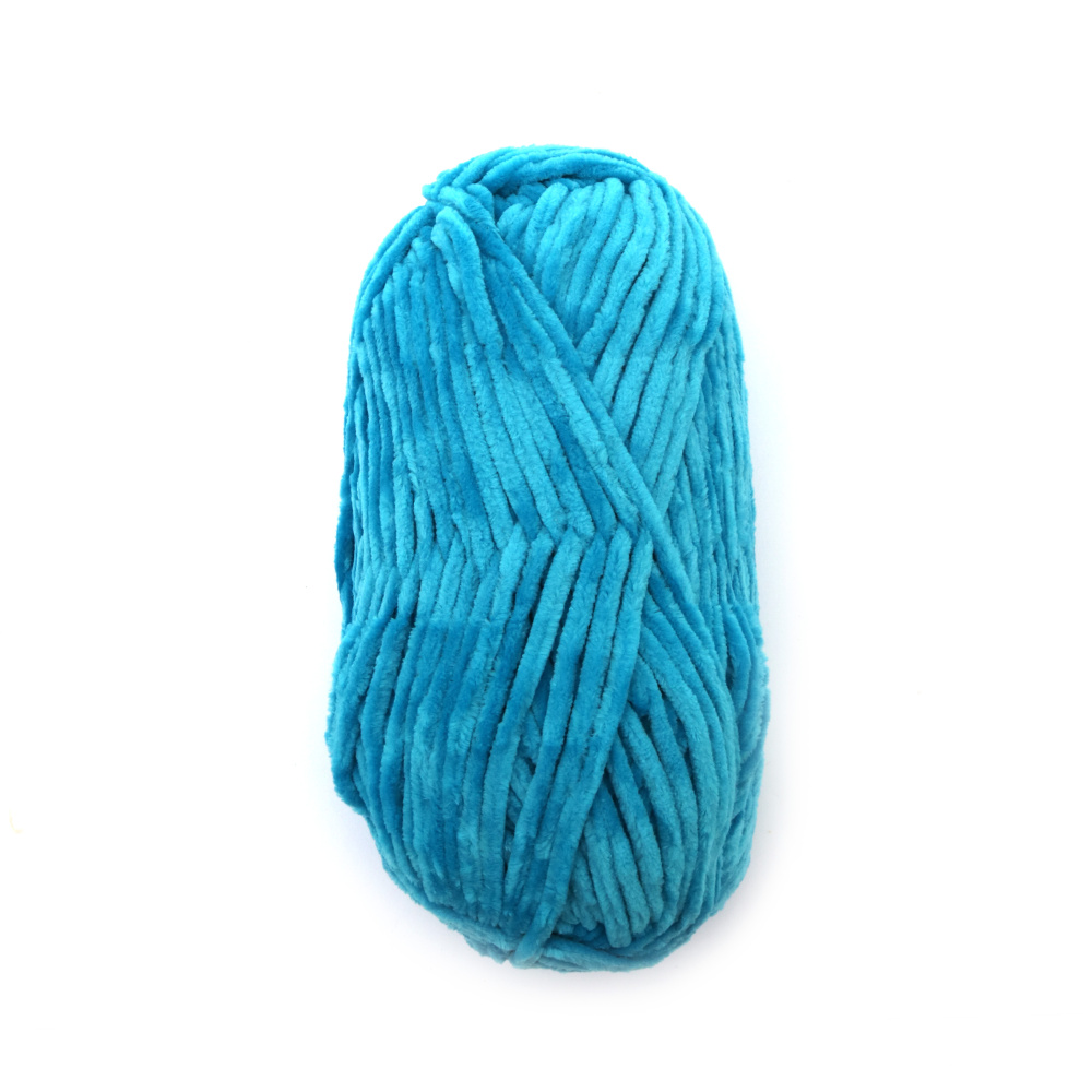 VELVET BABY Yarn / Тurquoise Color / 100% Micro Polyester - 100 grams - 100 meters