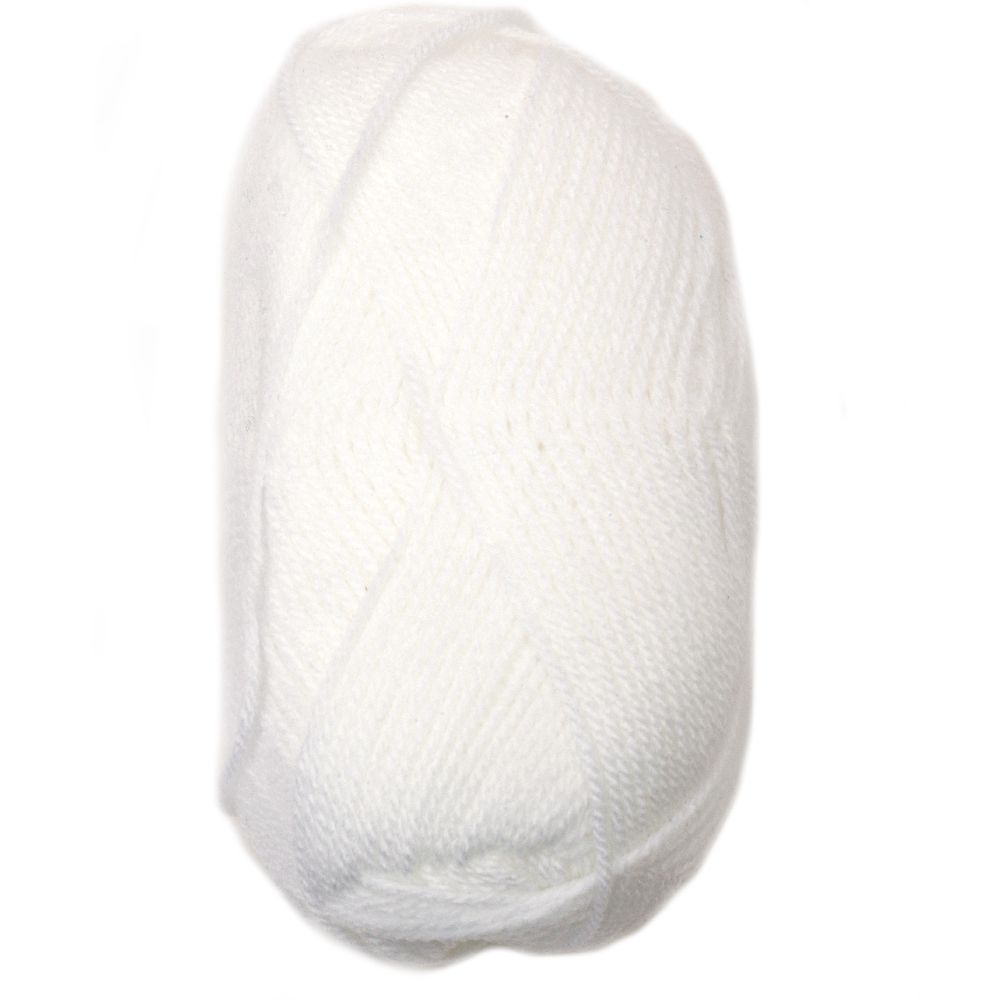 White yarn  for handmade clothes and accessories
