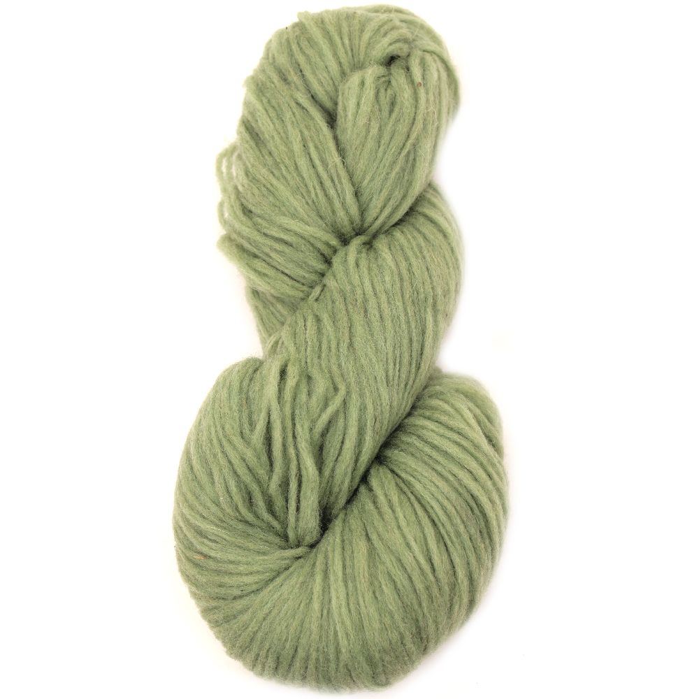 YARN LIVING WOOL green light  for handmade clothes and accessories-100 grams