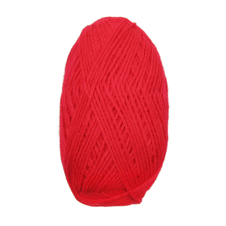 Red Yarn MILA for DIY Martenitsas and Clothes - 100 percent Acrylic / 100 grams