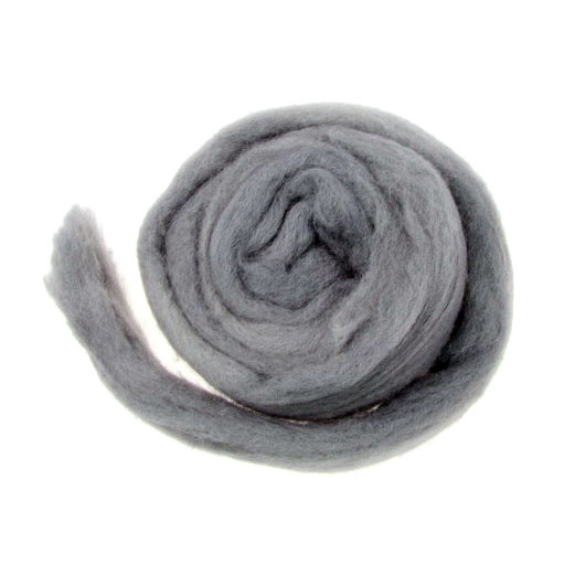 YARN WOOL felt tape gray for handmade clothes and accessories -50 grams ~ 1.8 meters