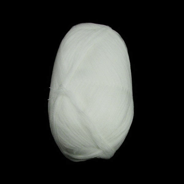 White Acrylic Yarn KV / 250 grams - 400 meters