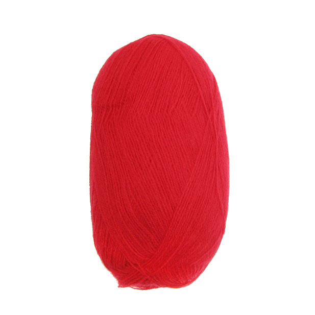 Red Acrylic Yarn KV / 50 grams 
