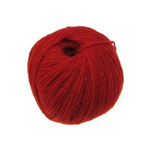 Red wool yarn  for handmade clothes and accessories -50 grams