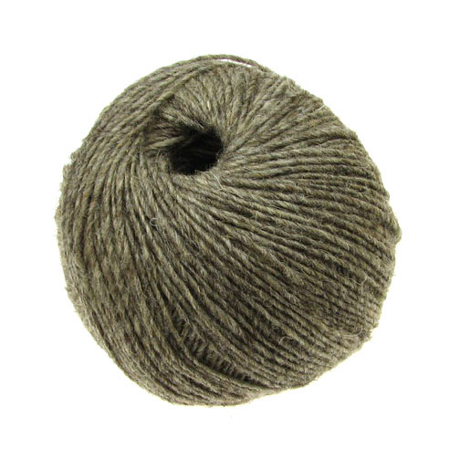 Gray wool yarn for handmade clothes and accessories  -50 grams