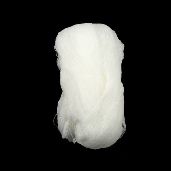 Acrylic Yarn KV / White / 1600 meters -100 grams
