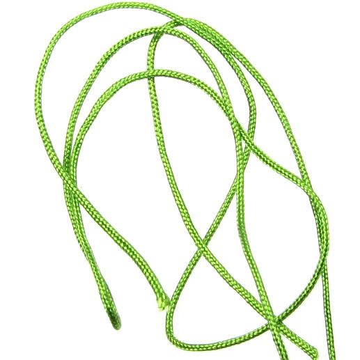 Полиестерен шнур 0.8 мм светло зелен лъскав ~120 метра