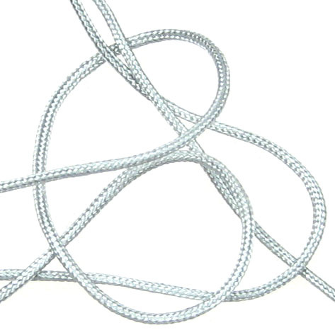 Polyester jewellery cord 0.8 mm gray ~ 120 meters